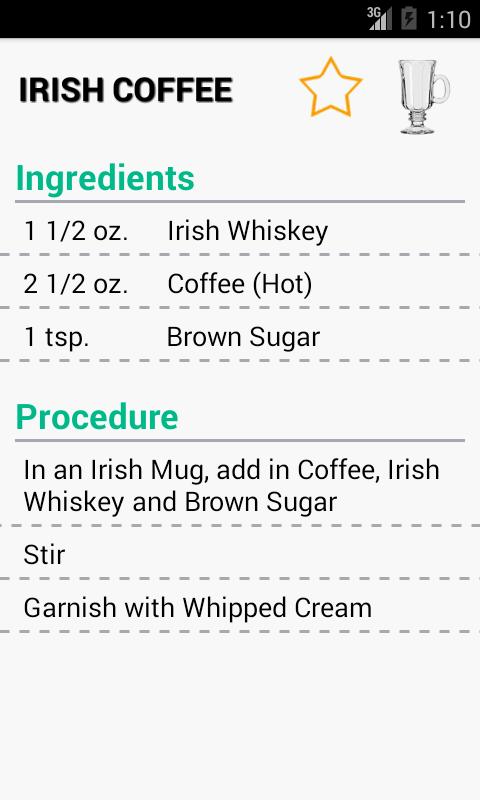 Drinks and Cocktail Recipes !