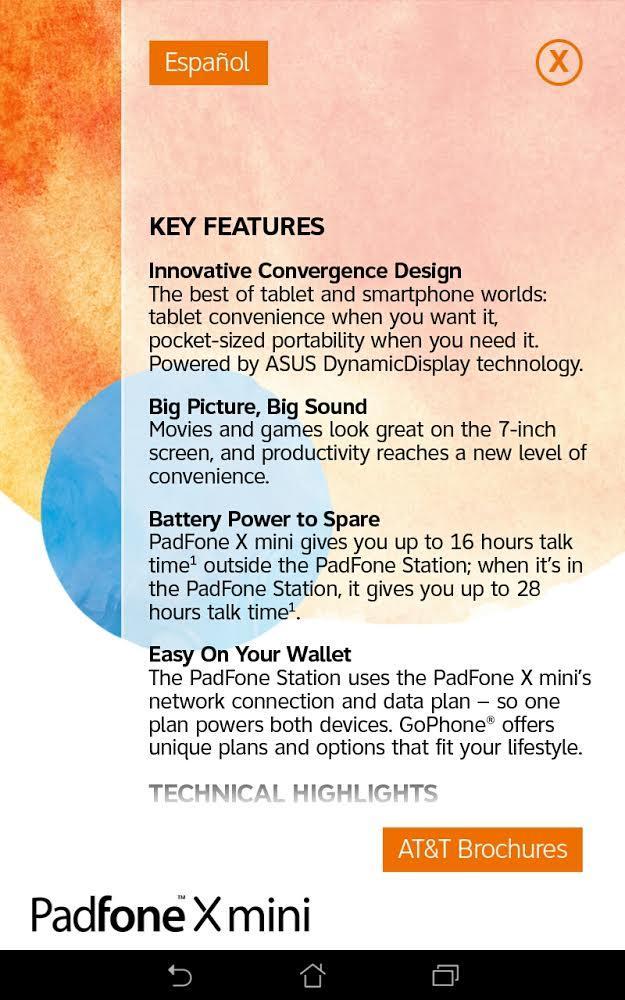 devicealive Asus PadFoneX mini