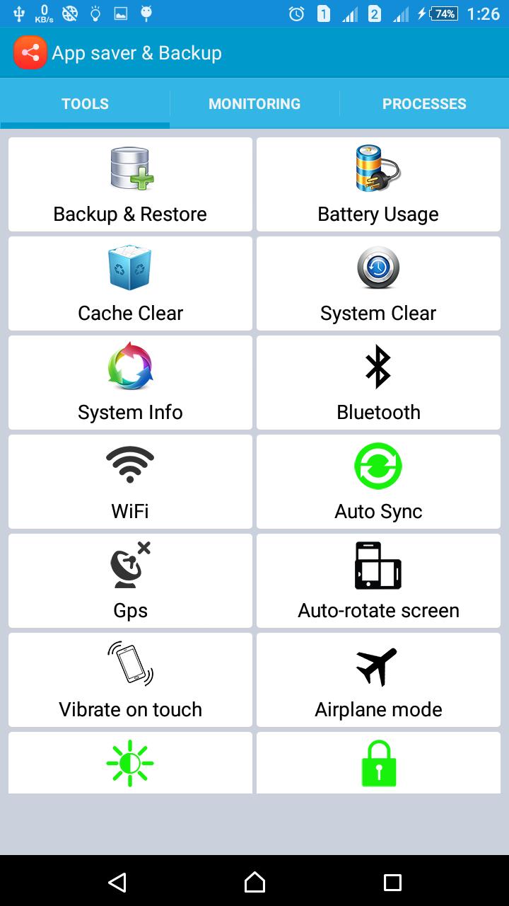 AppSaver and Backup
