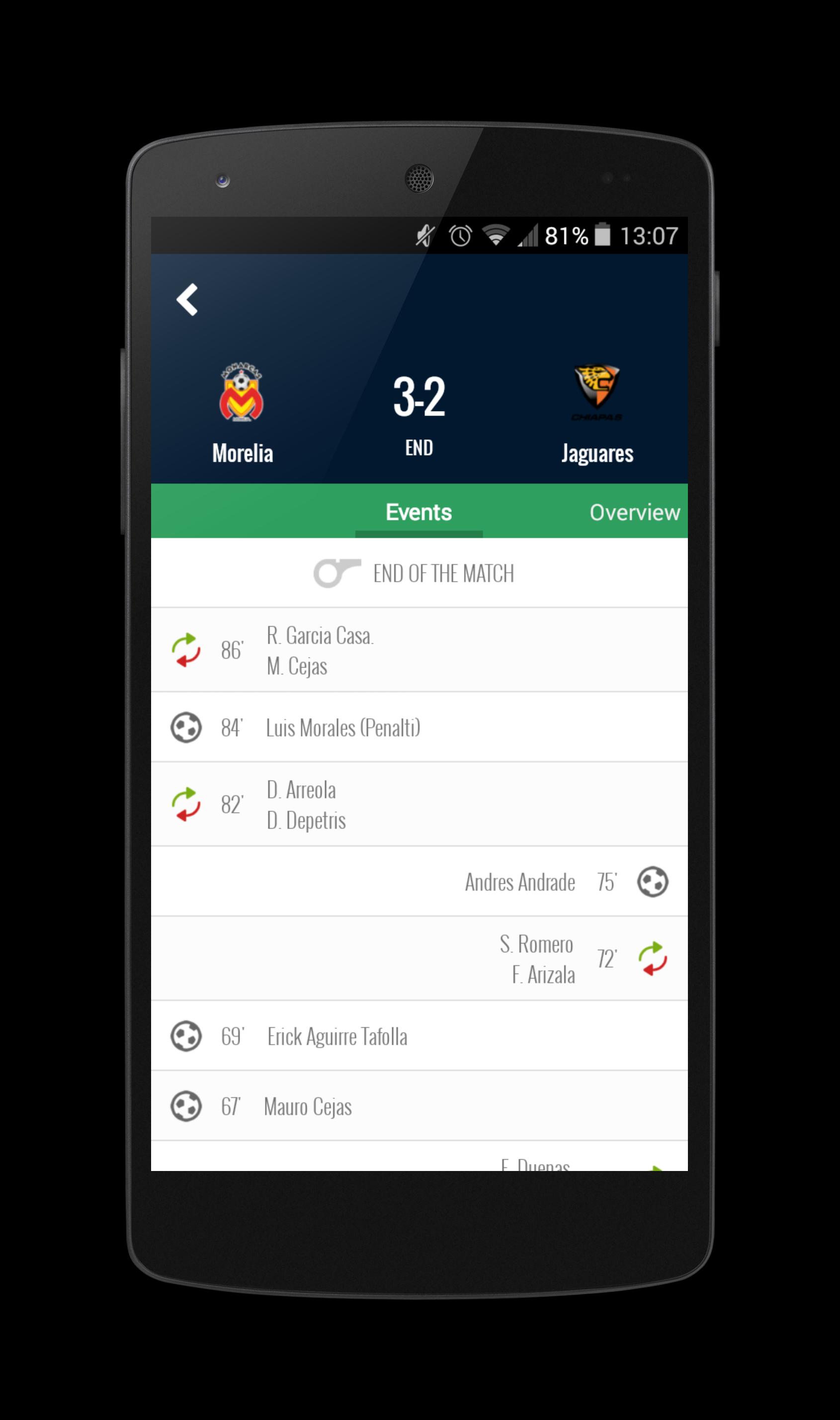 Mexico - App Football