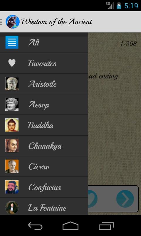 Wisdom of the Ancient