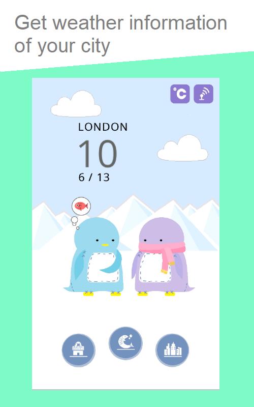 Weather with Penguins