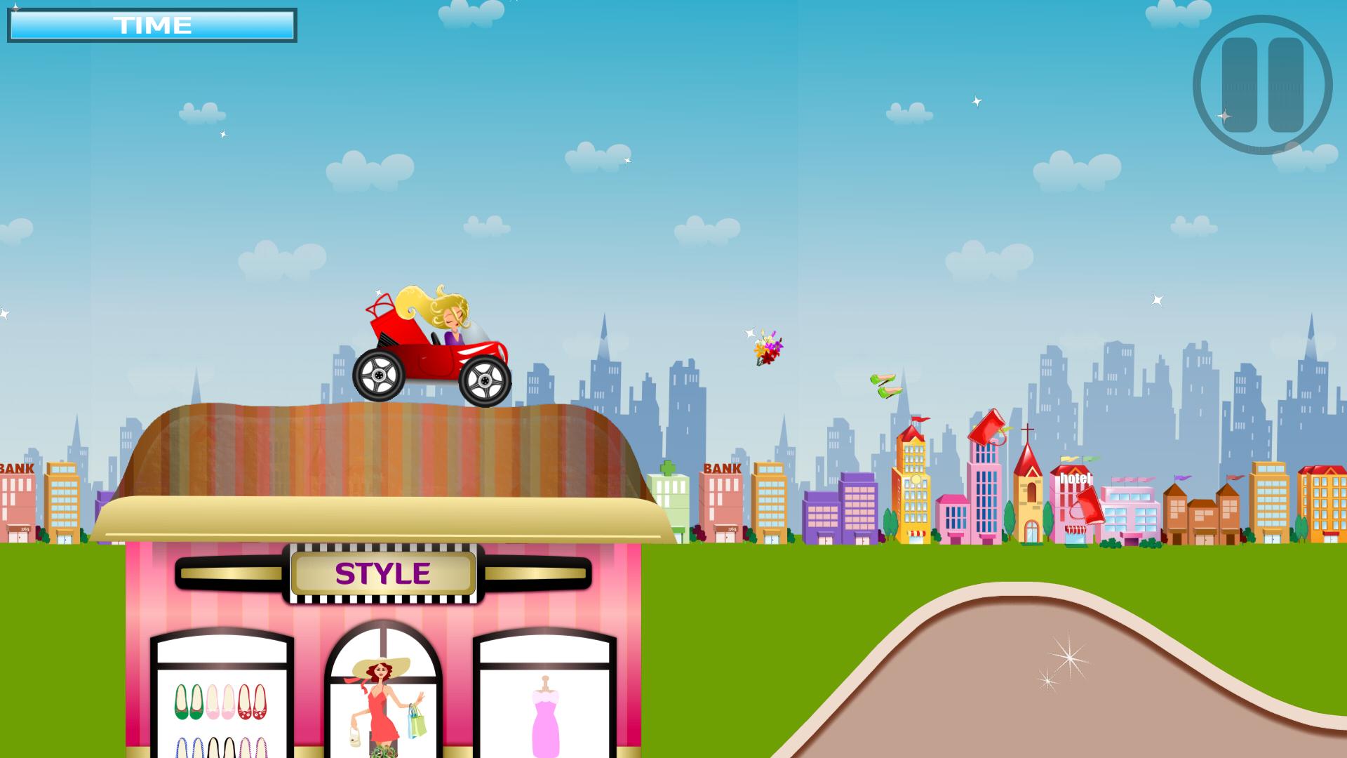 Car Racing with a Fashion Girl