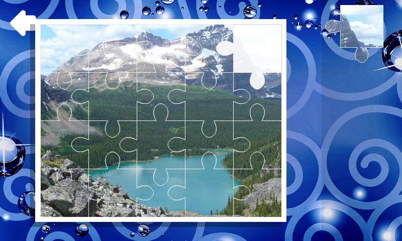 Jigsaw puzzles. Mountains