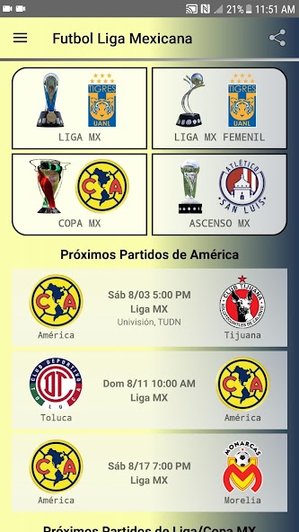 SoccerLair Mexican Leagues