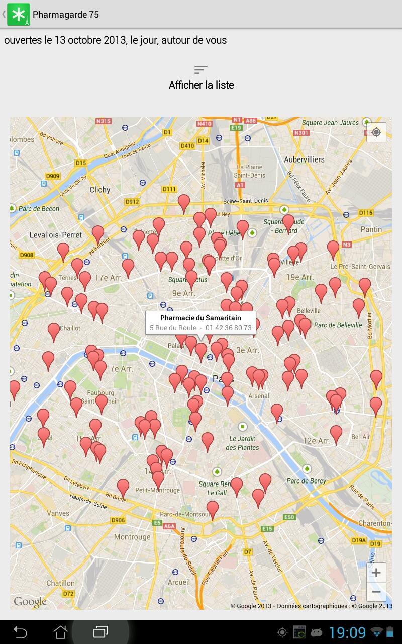 Pharmacies de garde 75