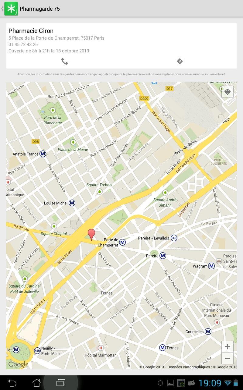 Pharmacies de garde 75