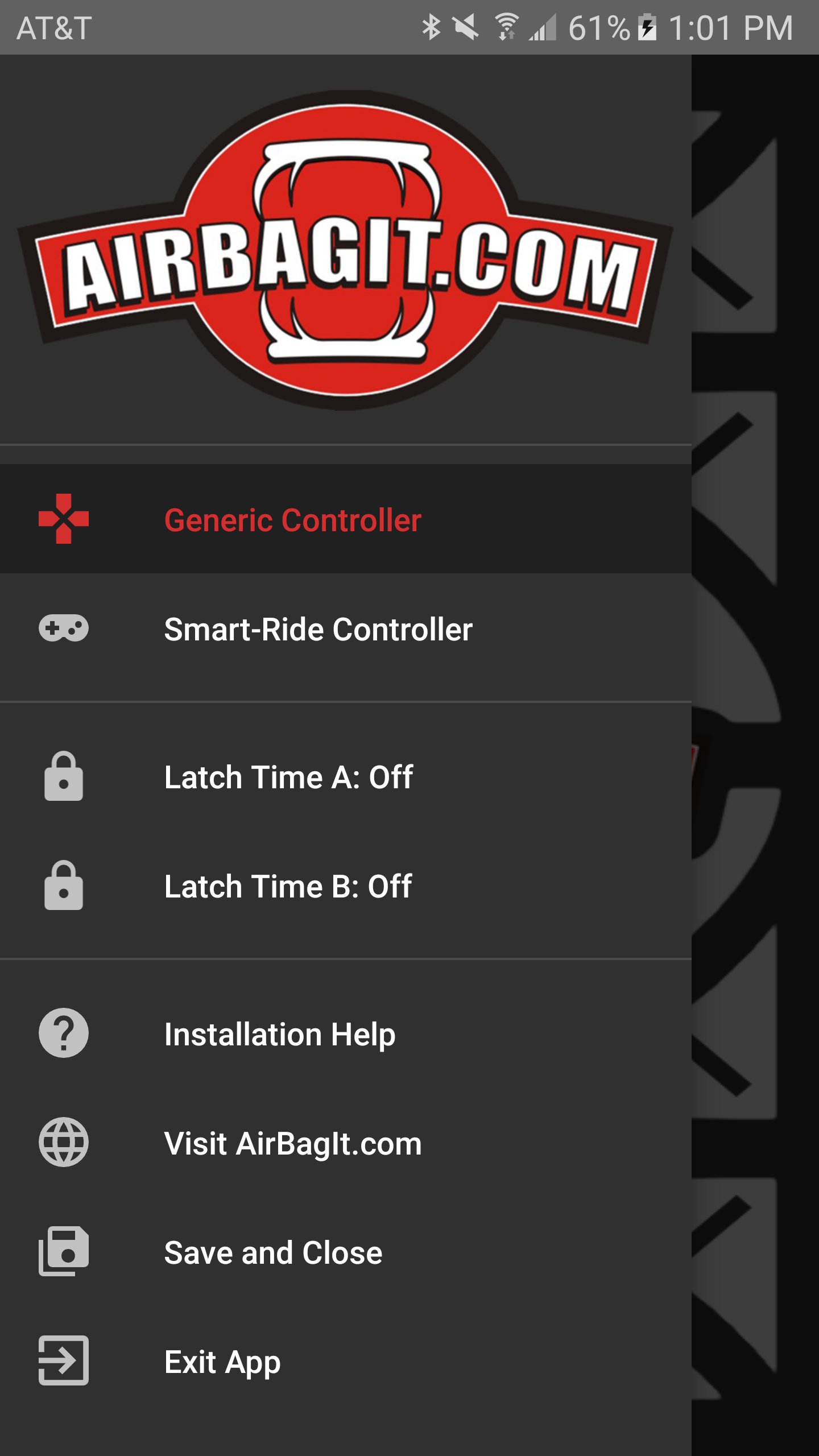AirBagIt.com SmartRide BLE