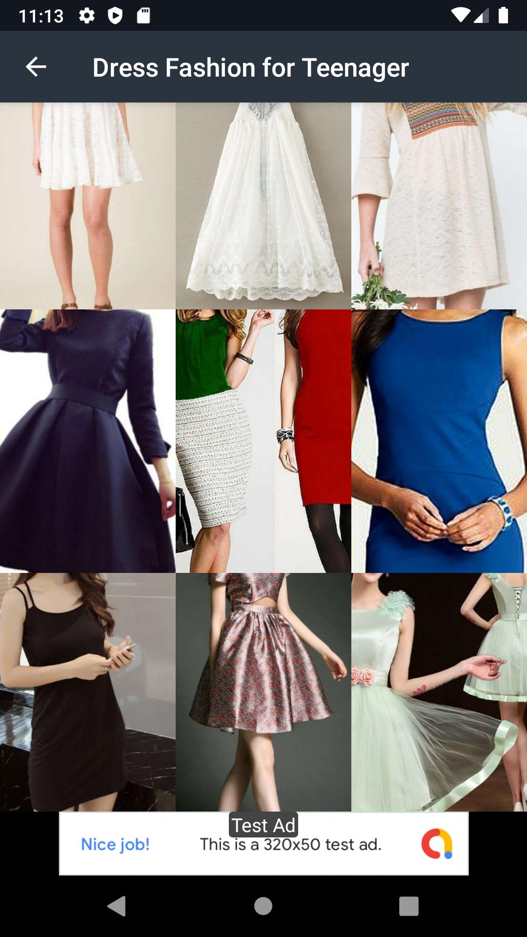 Dress Fashion for Teenager Design