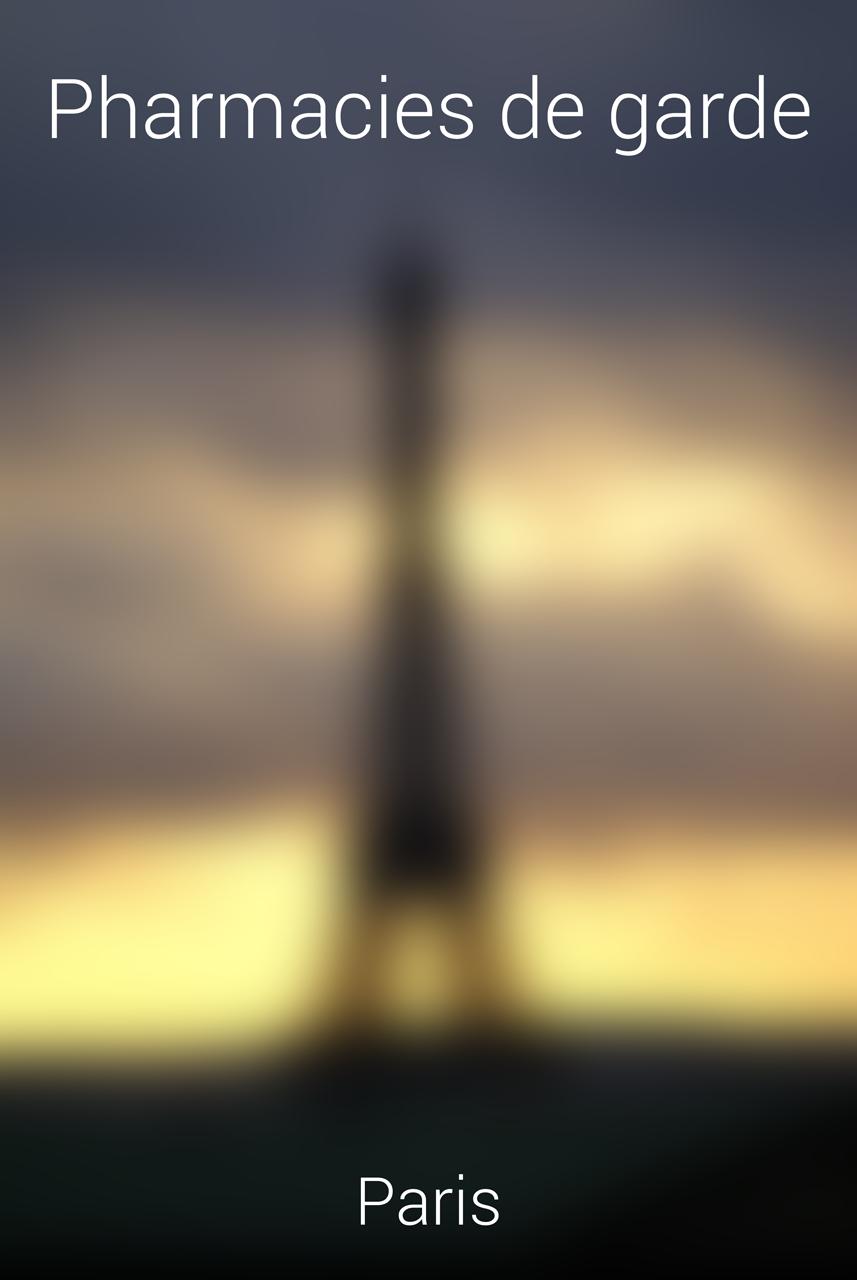 Pharmacies de garde 75