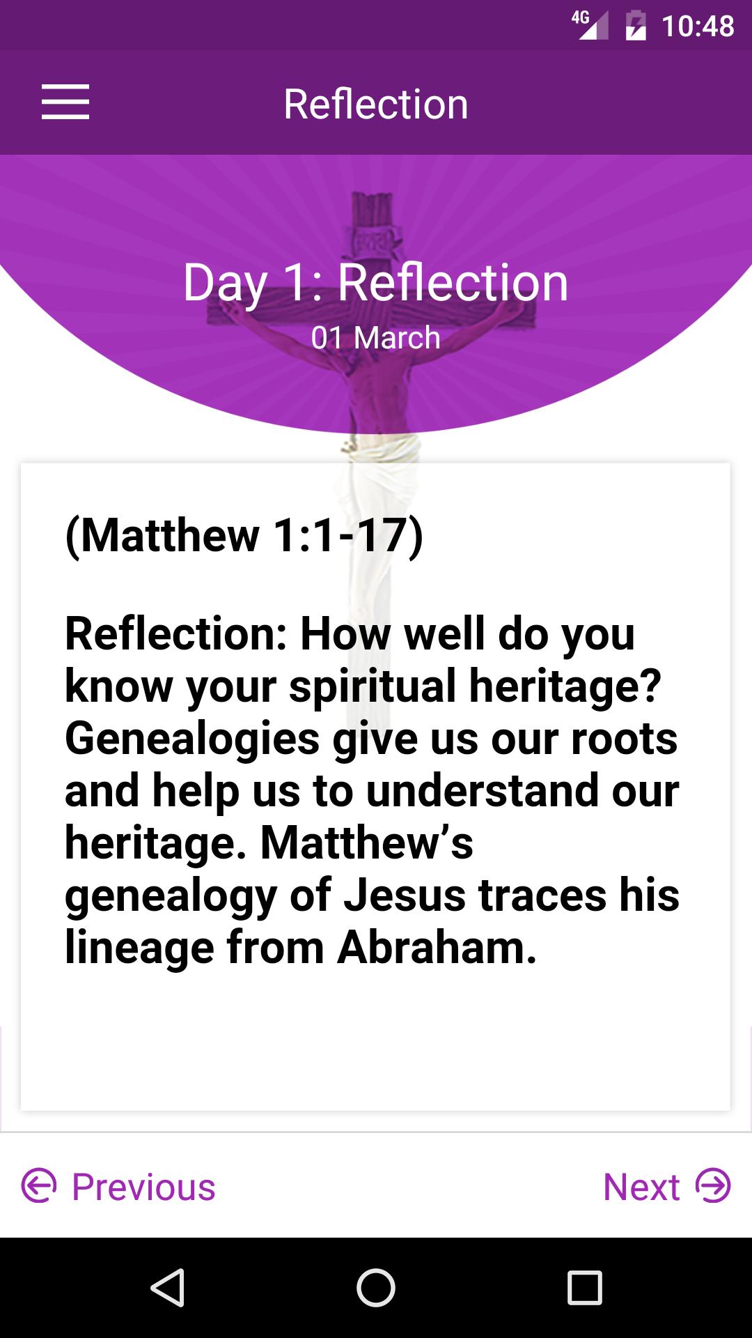 40 Days Bible Challenge Parish