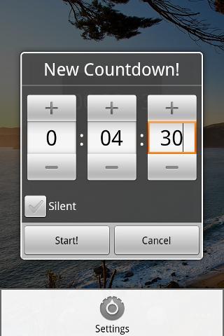 Countdown Timer Widget