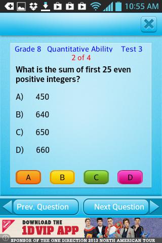 Free Grade 8 Math English 8th