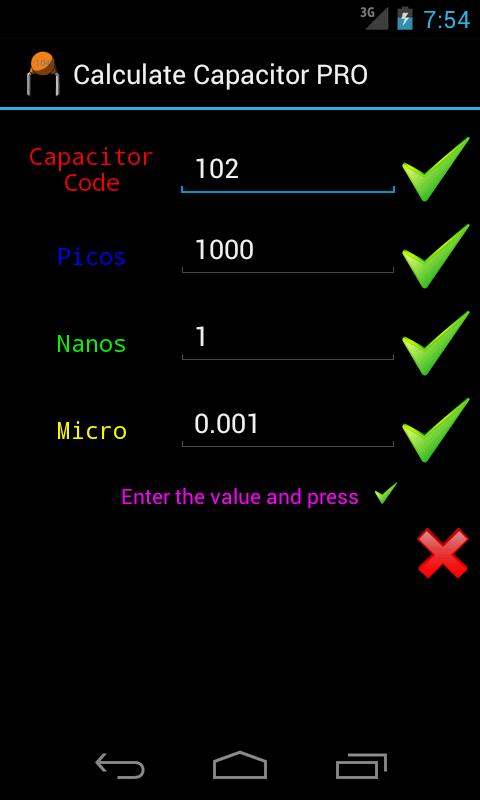 Calculate Capacitor PRO