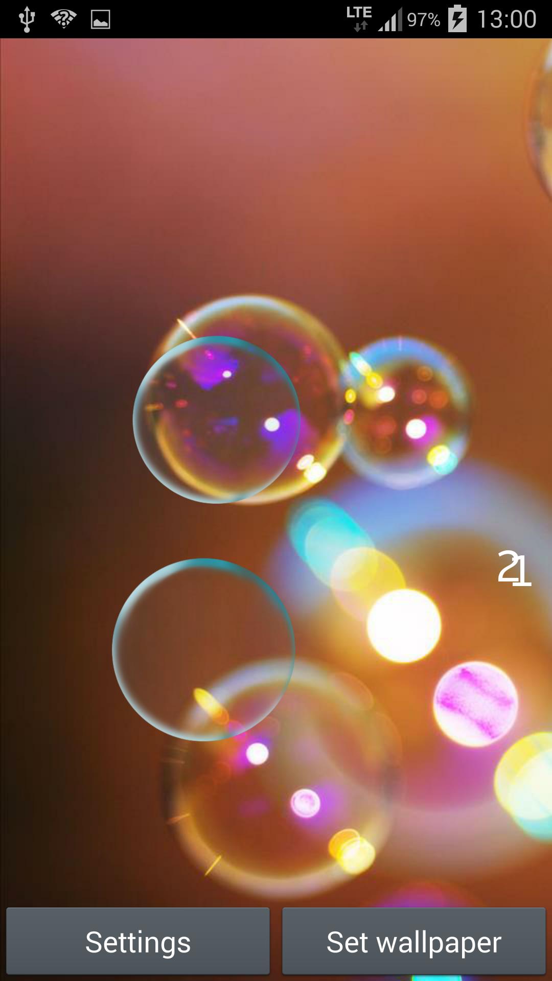Soap Bubbles Live Wallpaper