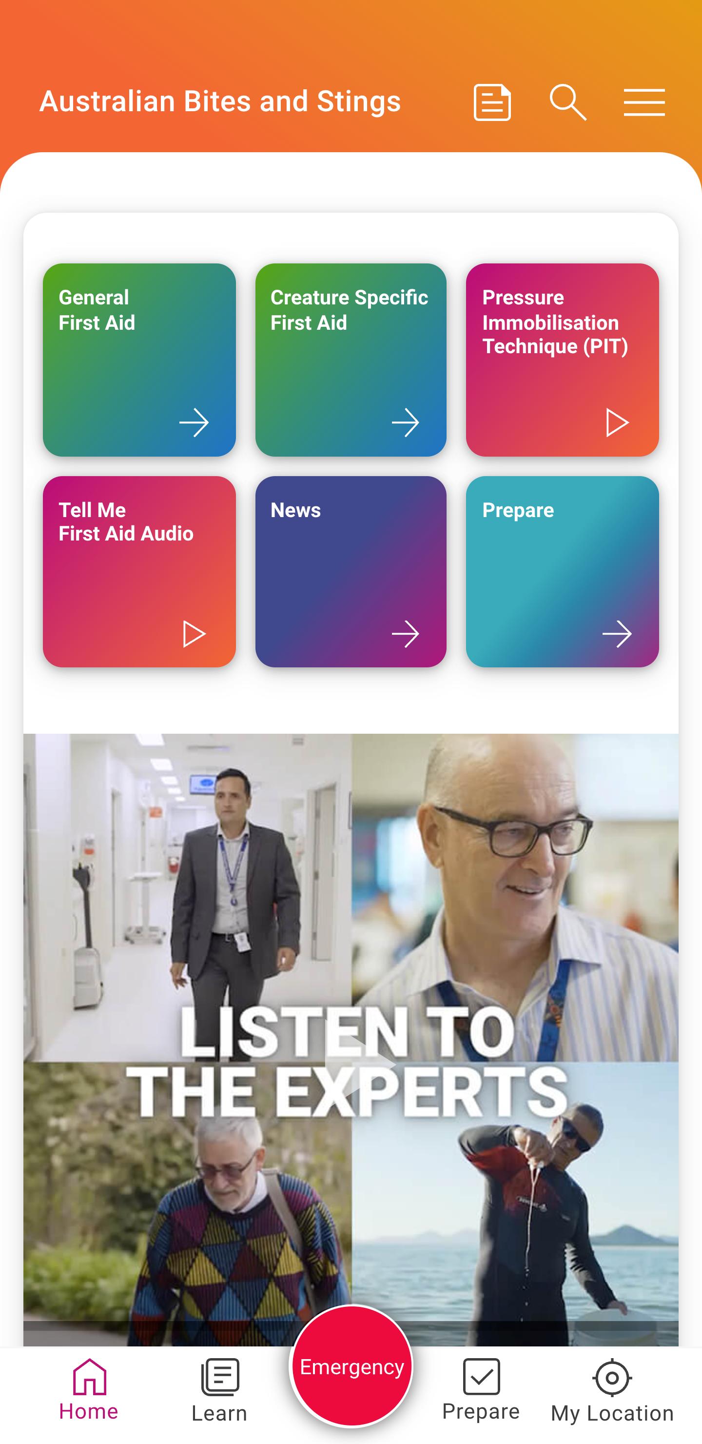 Australian Bites and Stings