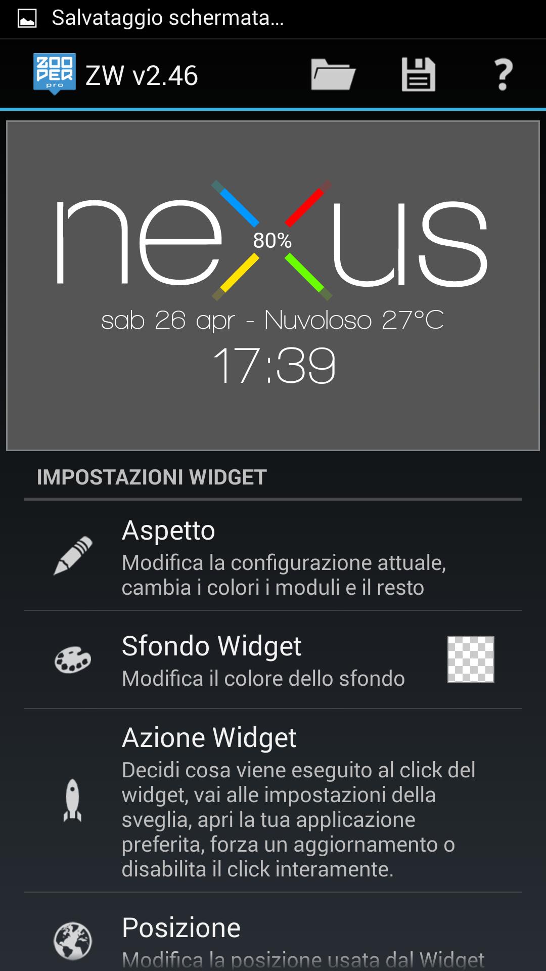 Nexus 5 Zooper Widget!