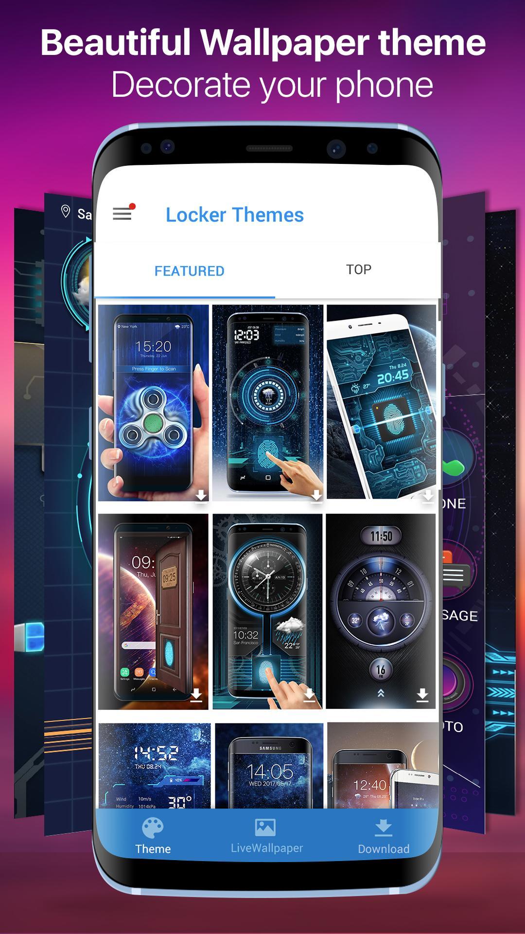 Screen Lock App&Live Wallpaper