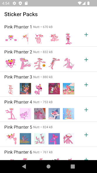Pink Phanter Stickers