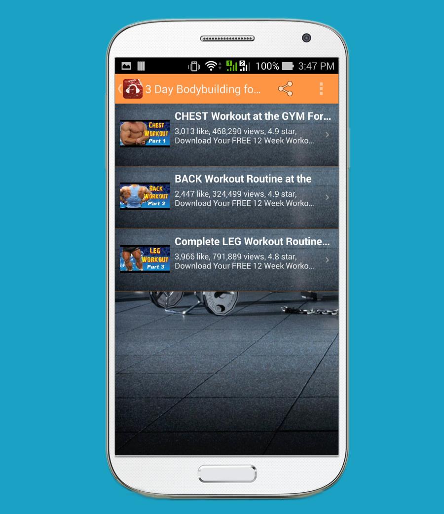 3 Day BodyBuilding for Man