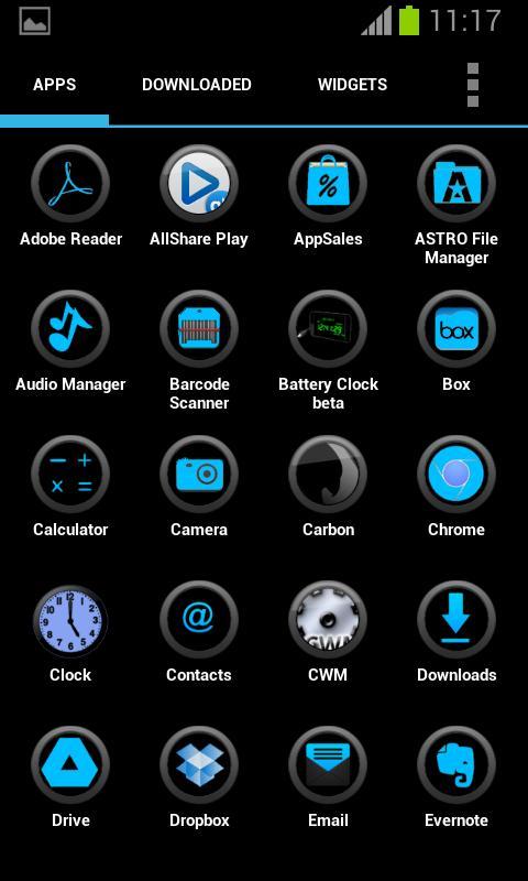 Apex Blue Circle Theme