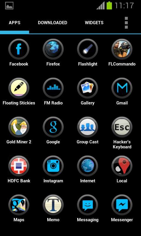 Apex Blue Circle Theme