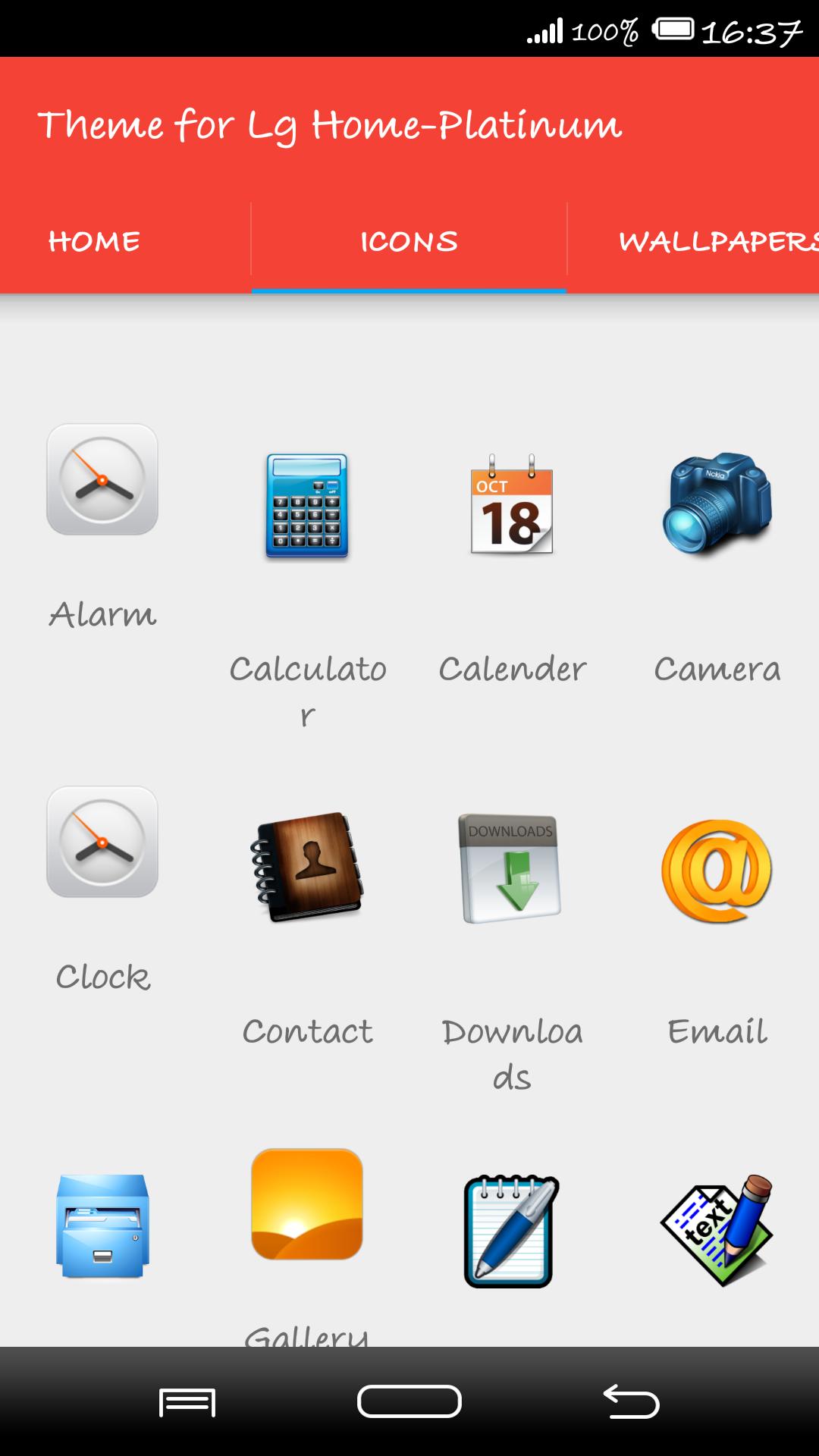 Theme for Lg Home-Platinum
