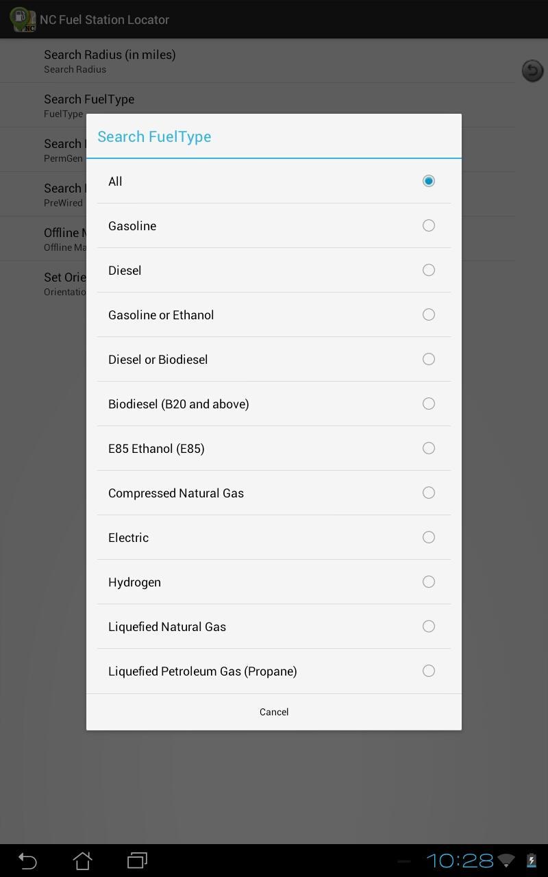 NC Fuel Station Locator