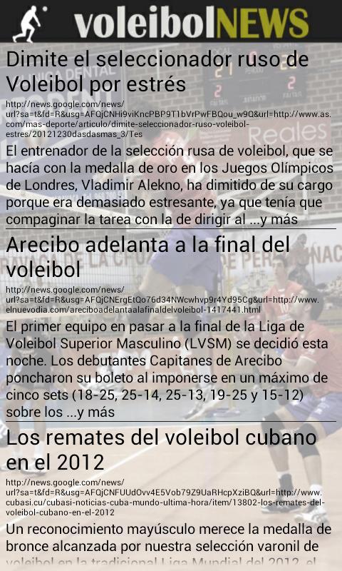 Voleibol NEWS