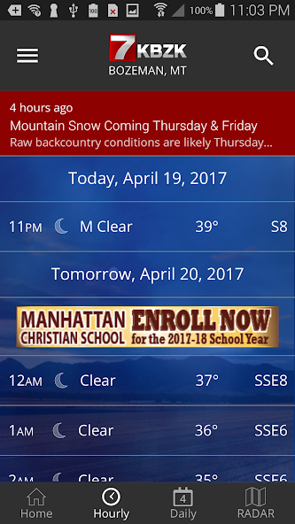 KBZK STORMTracker Weather App
