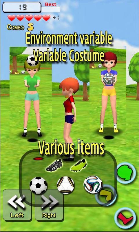 Real 3D Football Juggling