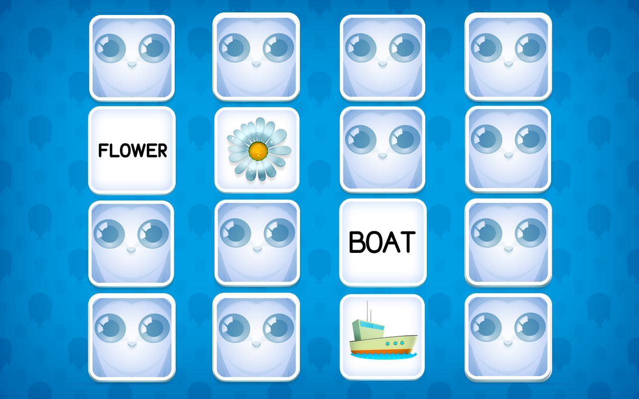 Memorization Game for Kids