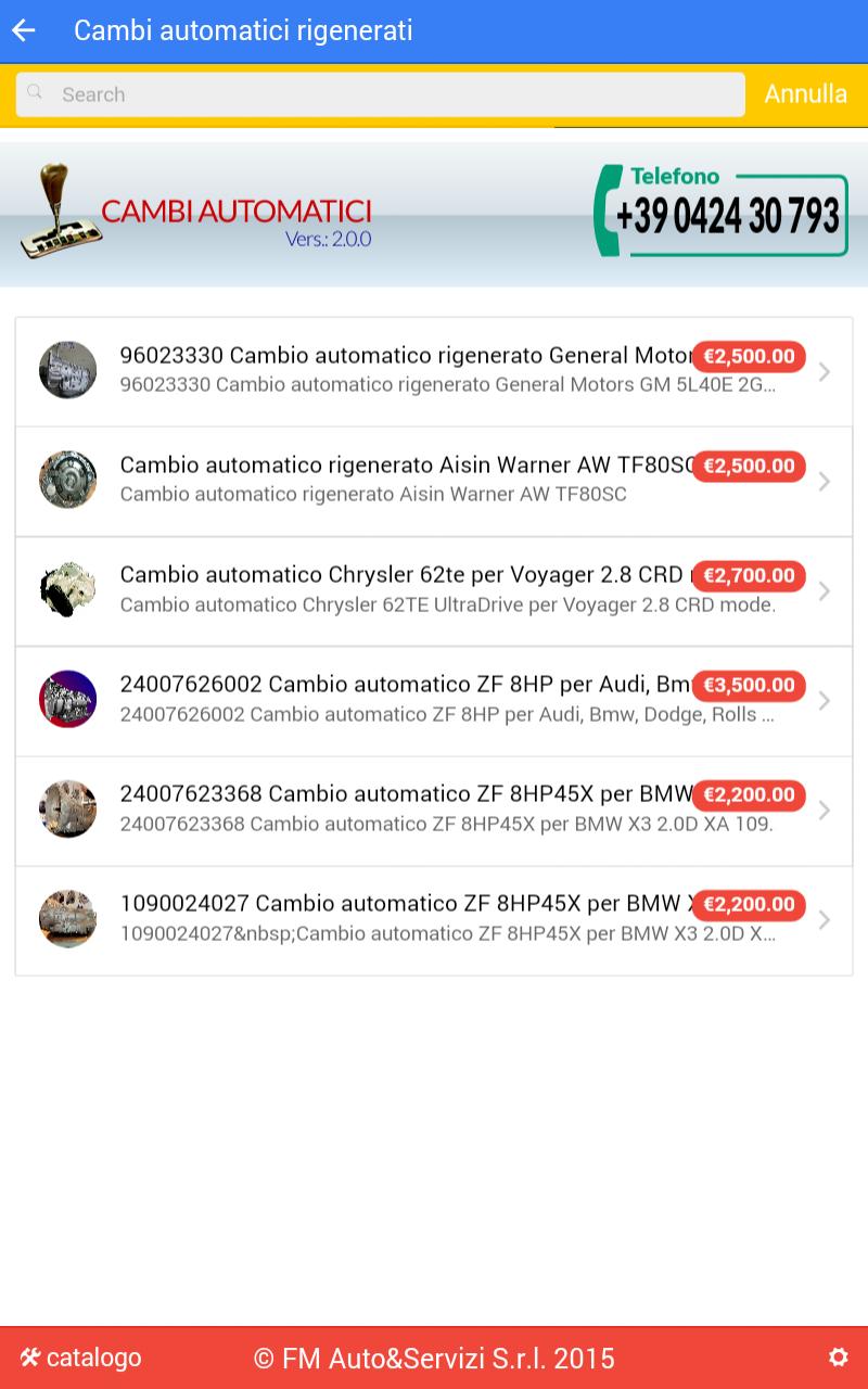 Automatic transmissions FM