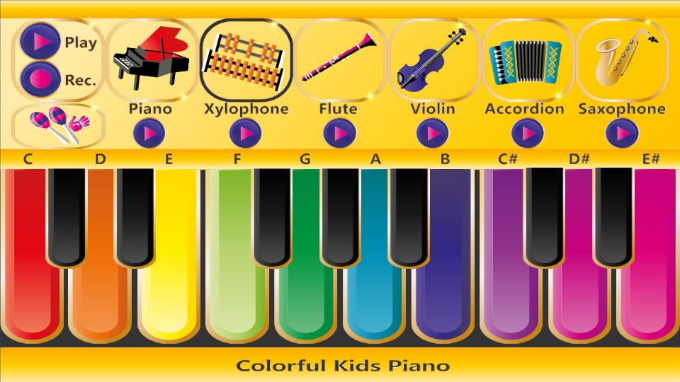 Colorful Kids Piano