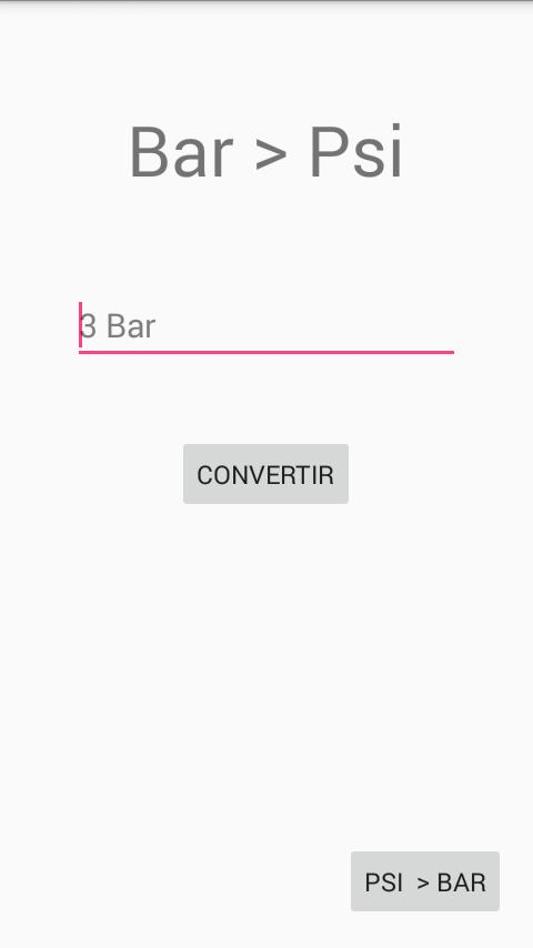 Converter: Bar - Psi