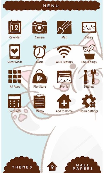 Cute wallpaper-Trapped Cat-