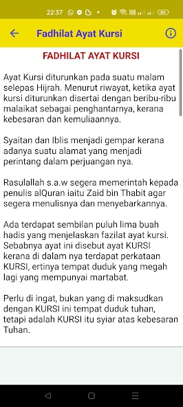 Ayat Kursi - Fadilat & Khasiat