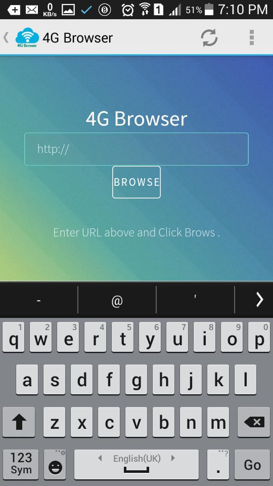 4G Speed Web Browser