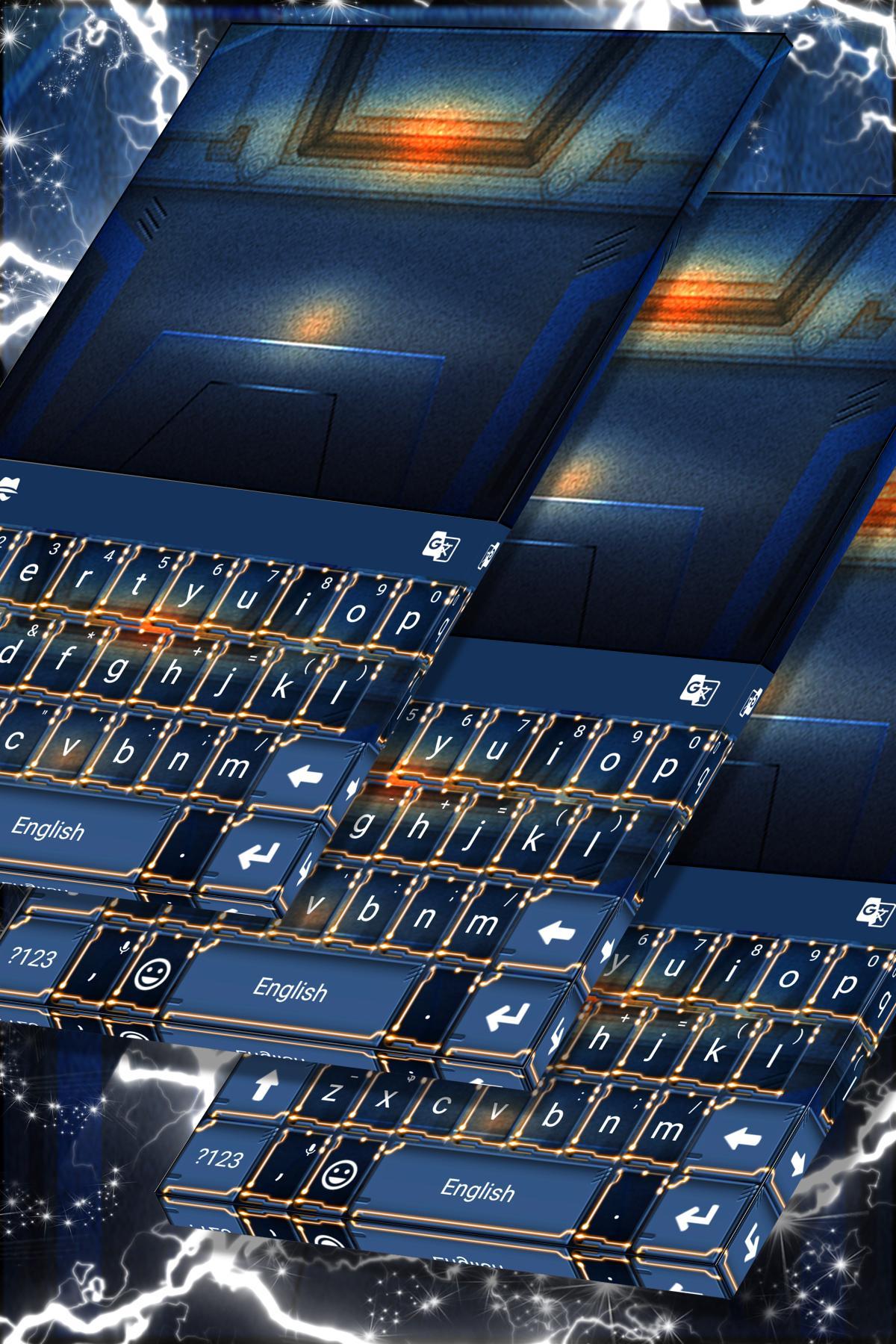 Futuristic Keyboard Theme