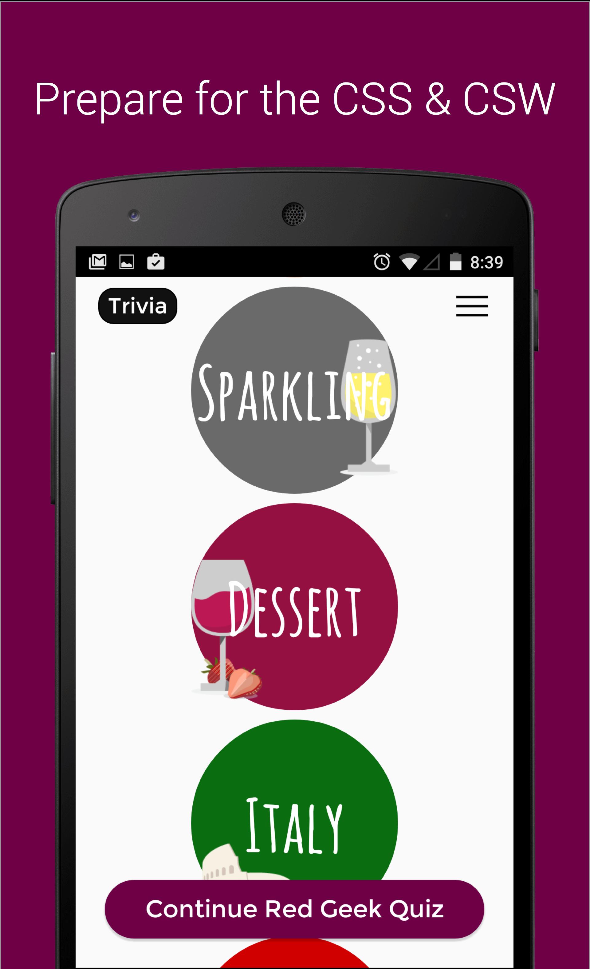 SWE Wine and Spirits Trivia