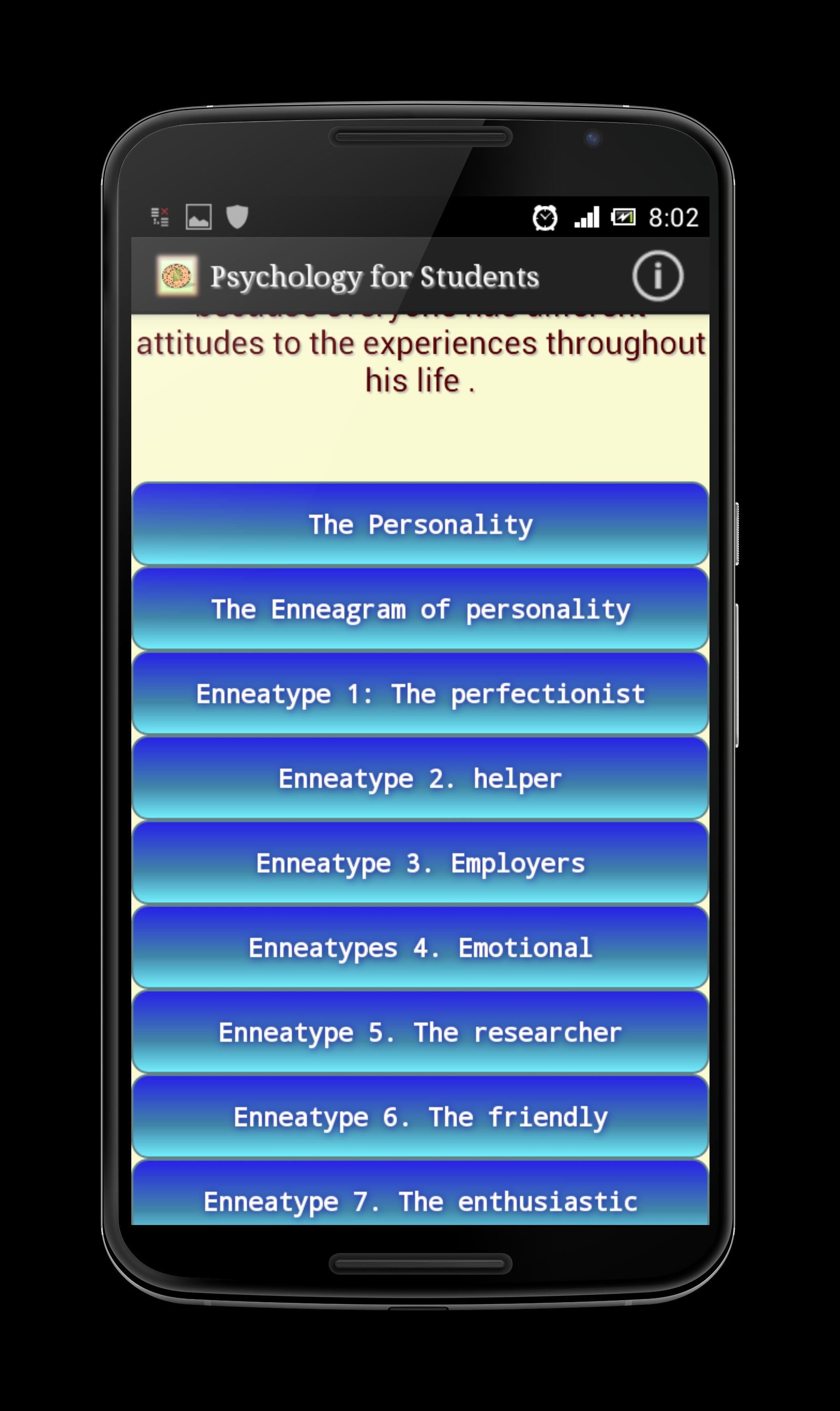 Psychology for Students