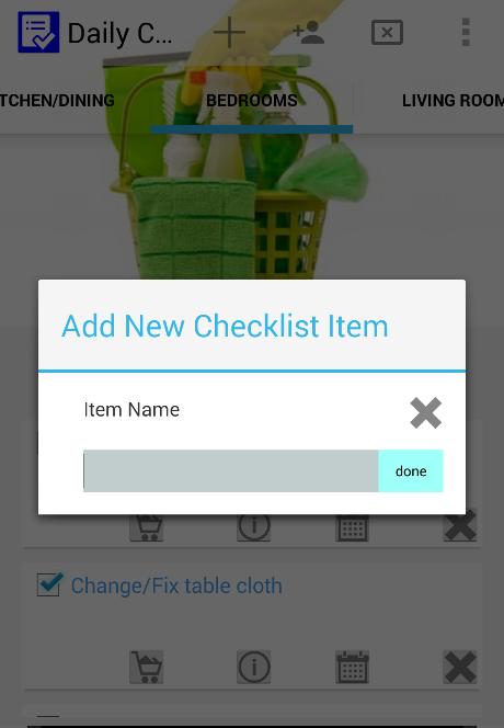 Daily House Cleaning Checklist