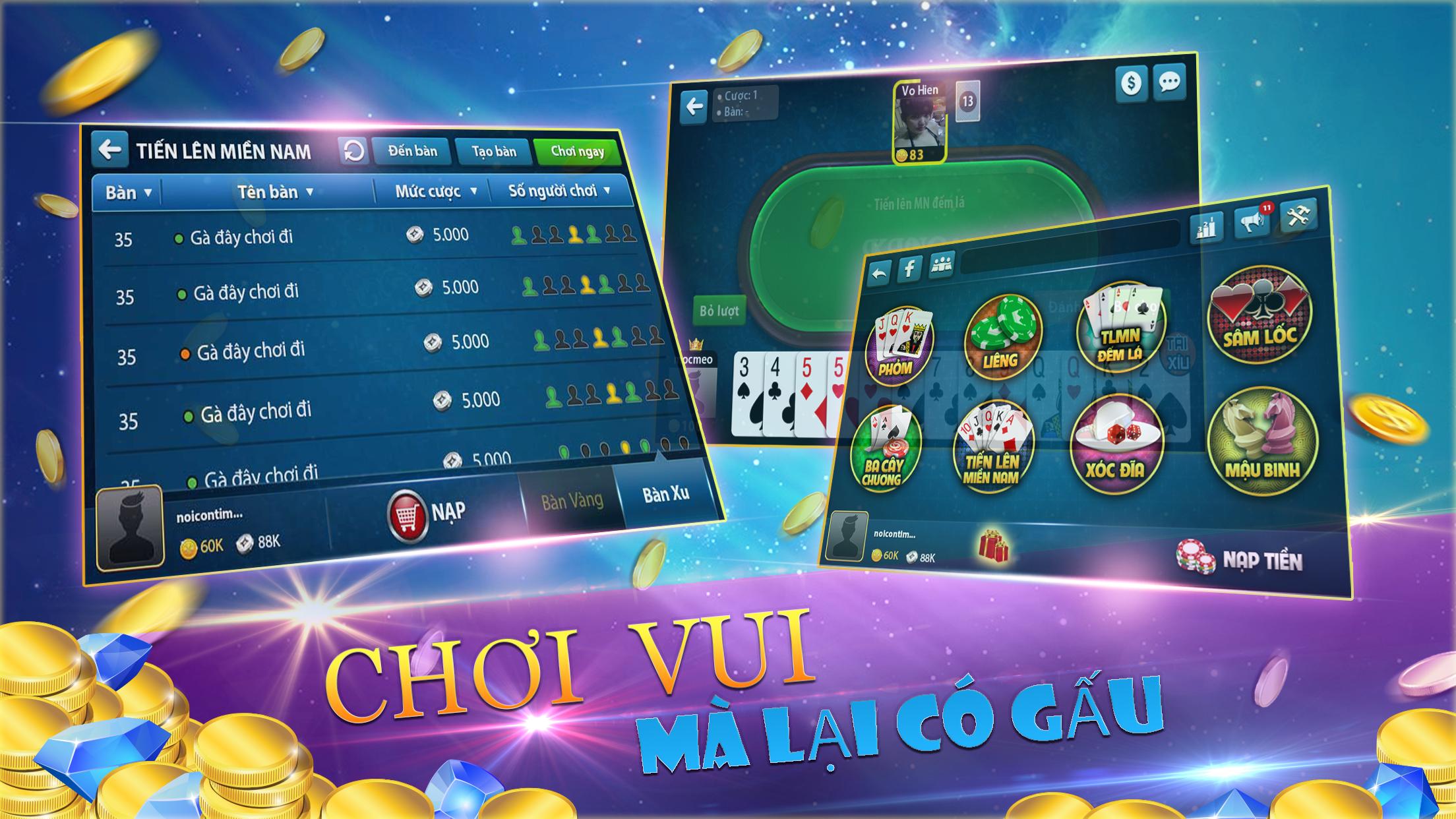 Danh bai doi thuong, game bai doi thuong -  King99