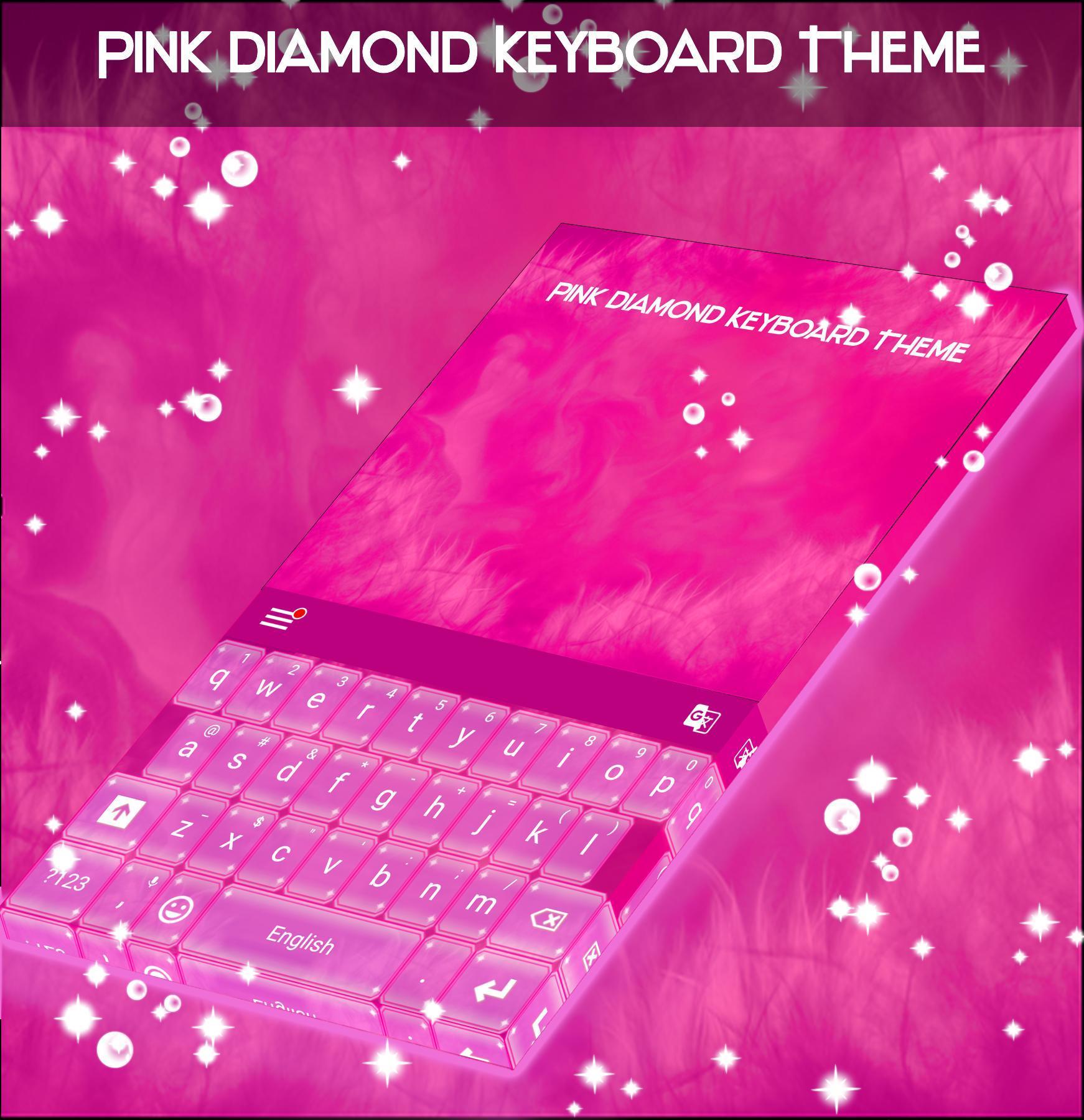 Pink Diamond Keyboard Theme