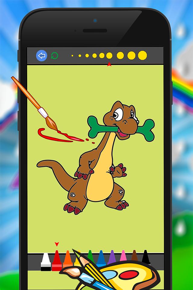 Dino Coloring drawing book