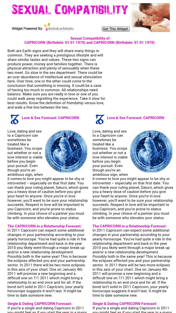 Zodiac Sexual Compatibility