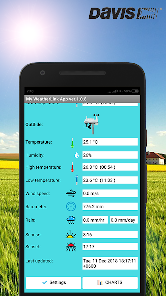 My WeatherLink App