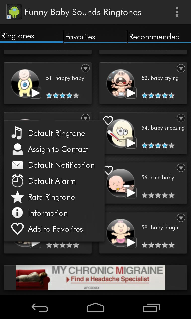 Funny Baby Sounds Ringtones