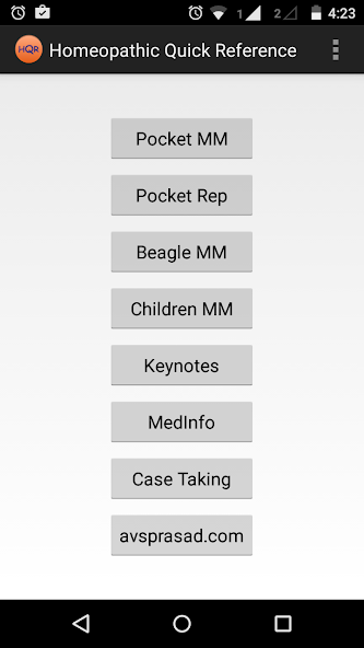 Homeopathic Quick Reference