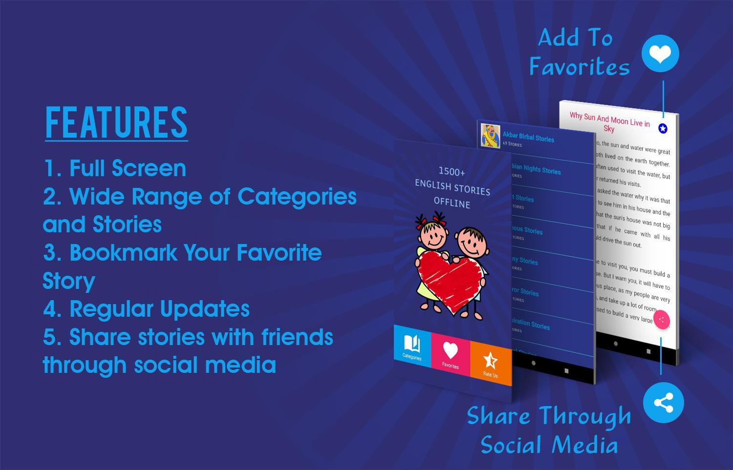 1500+ English Stories Offline